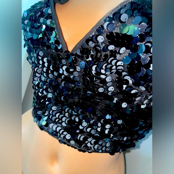 Sequin crop top - Picture 2 of 7
